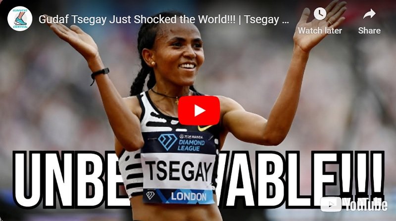 Gudaf Tsegaye bat Sifan Hassan au Wanda DL à Londres