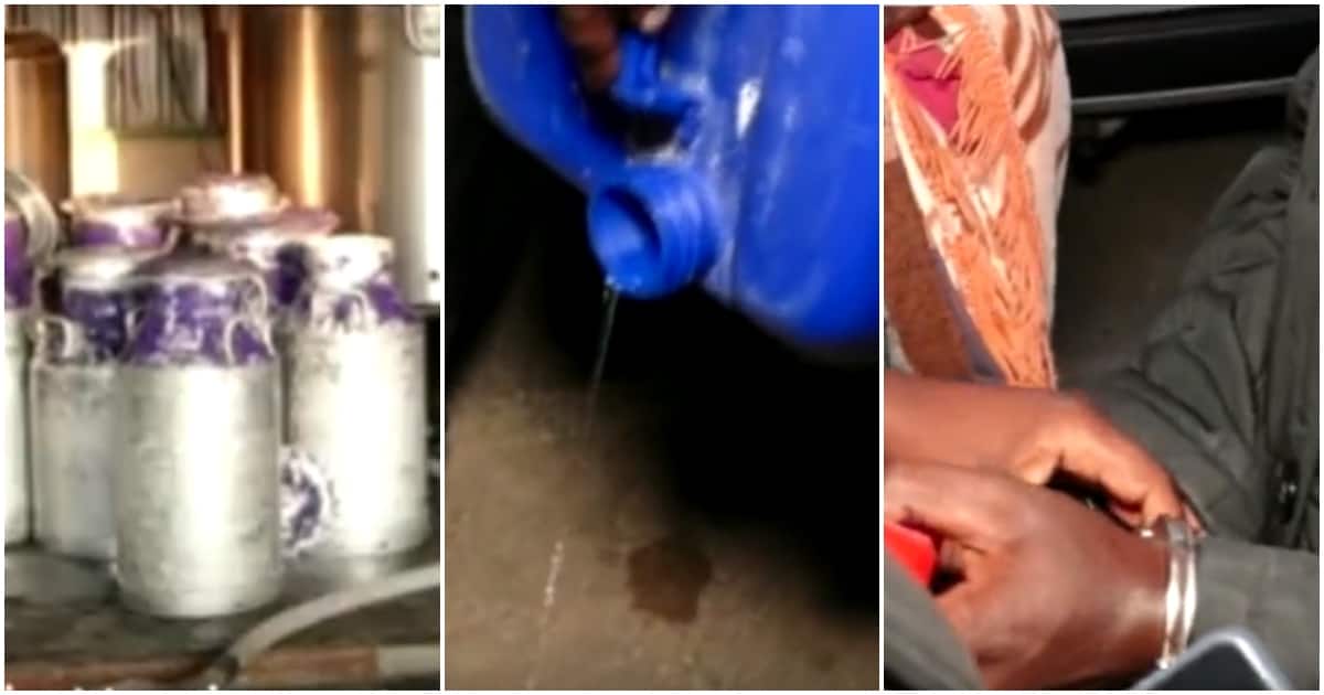Nyeri : La police arrête un homme soupçonné d'avoir vendu du lait mélangé à de l'eau à des consommateurs sans méfiance