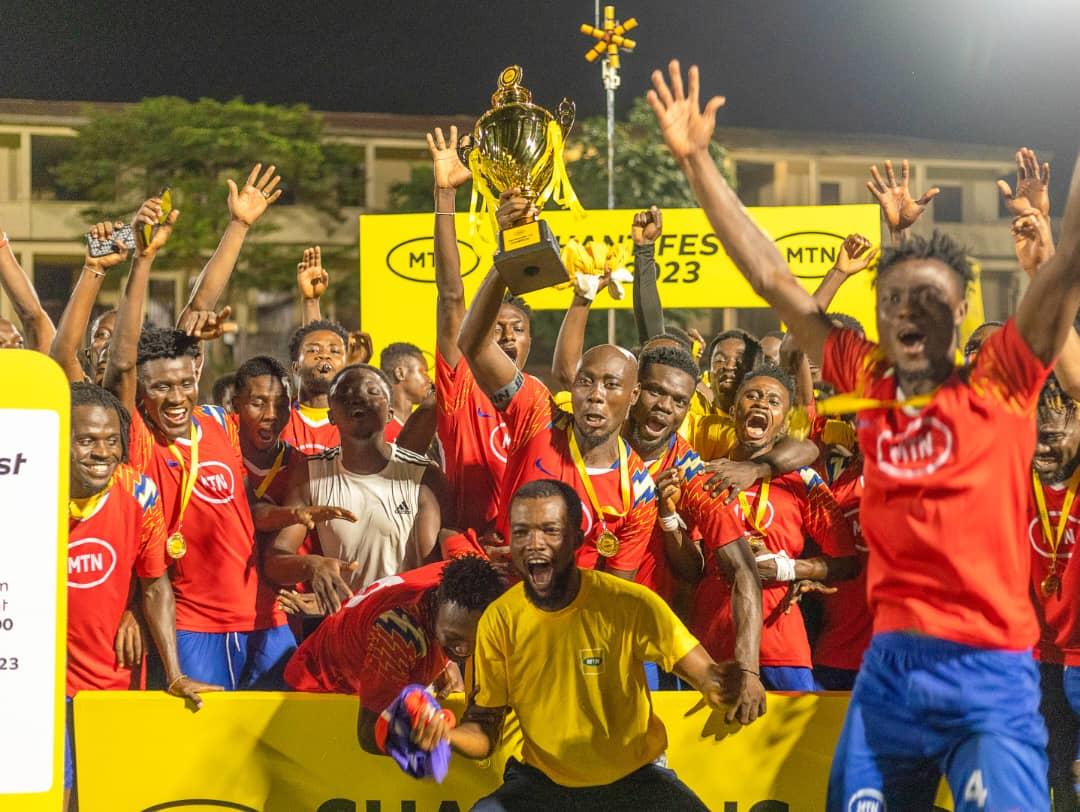 Ejisu en liesse après avoir remporté le tournoi de football MTN 2023 Ashantifest