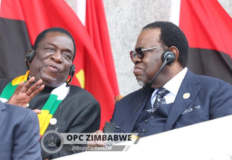 Zimbabwe elections: Namibia’s Geingob congratulates President-elect Mnangagwa on “peaceful” polls
