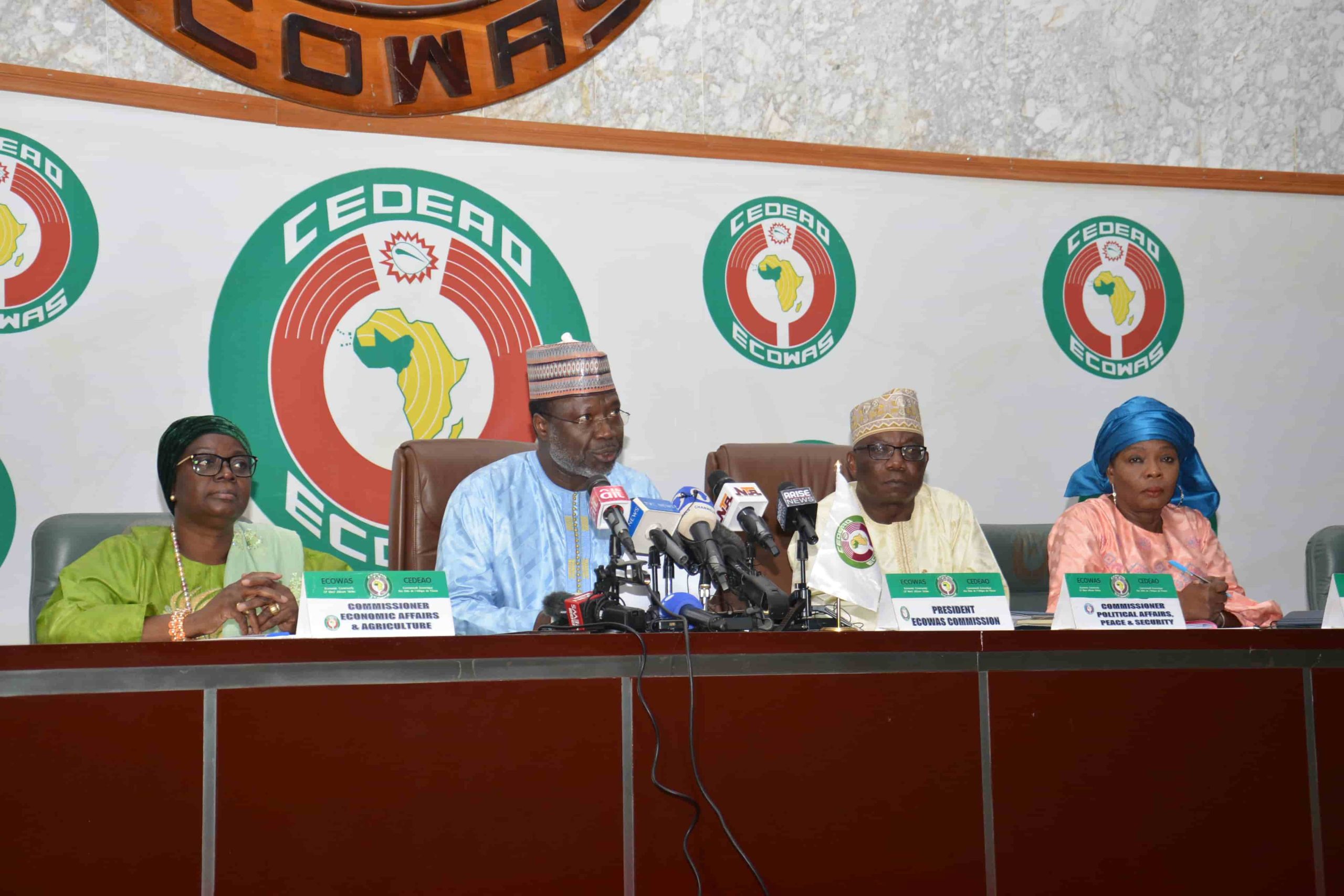 La Commission de la CEDEAO s'adresse à la presse internationale sur la situation du Niger