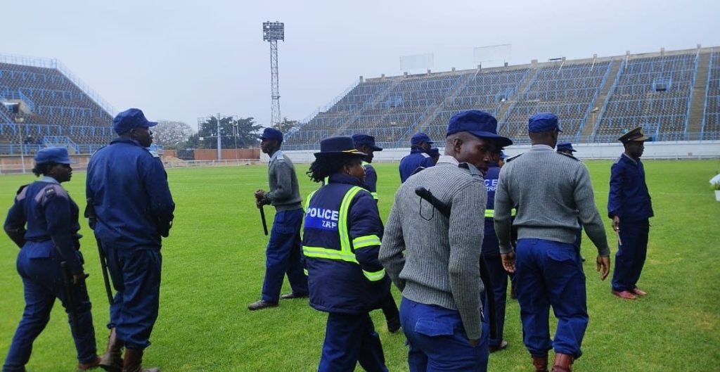 Police stop Rufaro Stadium commissioning; Mnangagwa reportedly eager to cut official opening ribbon 