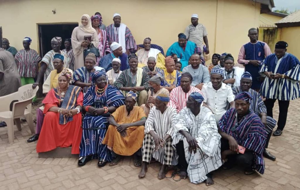 Mr. Hadzide with the Paramount Chief