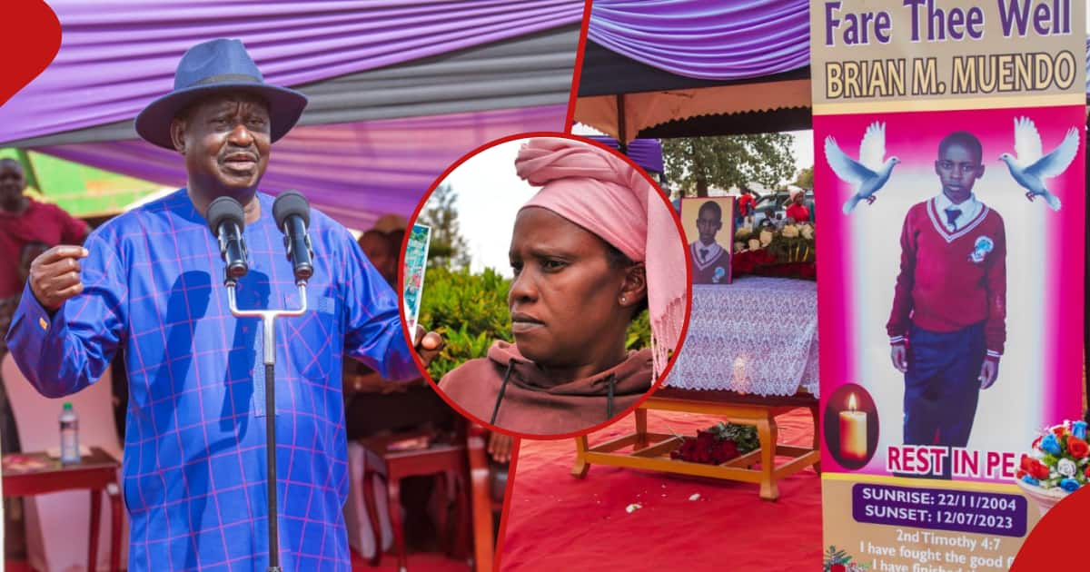 Raila Odinga achète un terrain et construit pour une femme dont le fils a été tué dans les démos d'Azimio