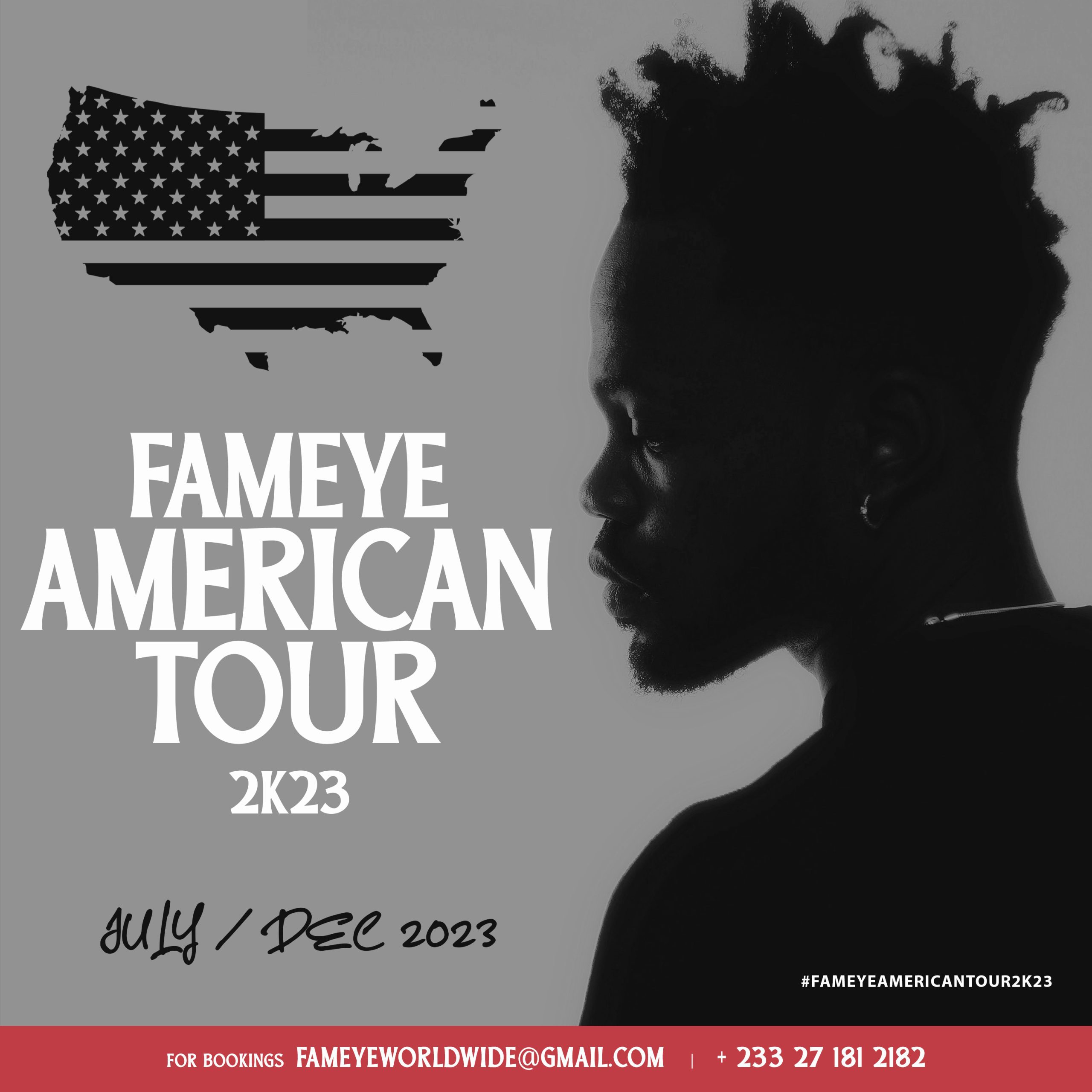 Fameye et son groupe Peter's band en tournée aux États-Unis de juillet à décembre 2023