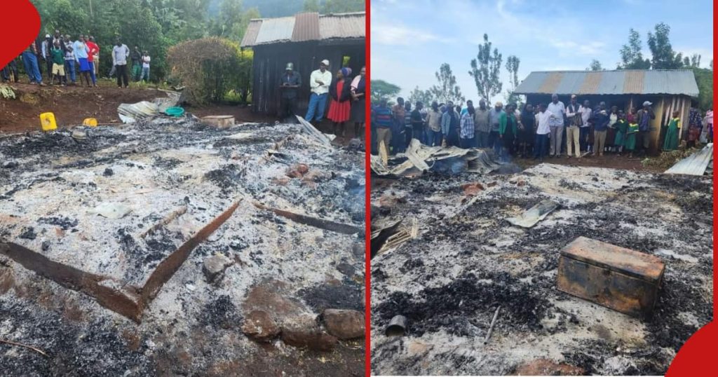 Kericho : chagrin alors que 6 membres de la famille, dont 3 enfants, meurent dans l'incendie d'une maison