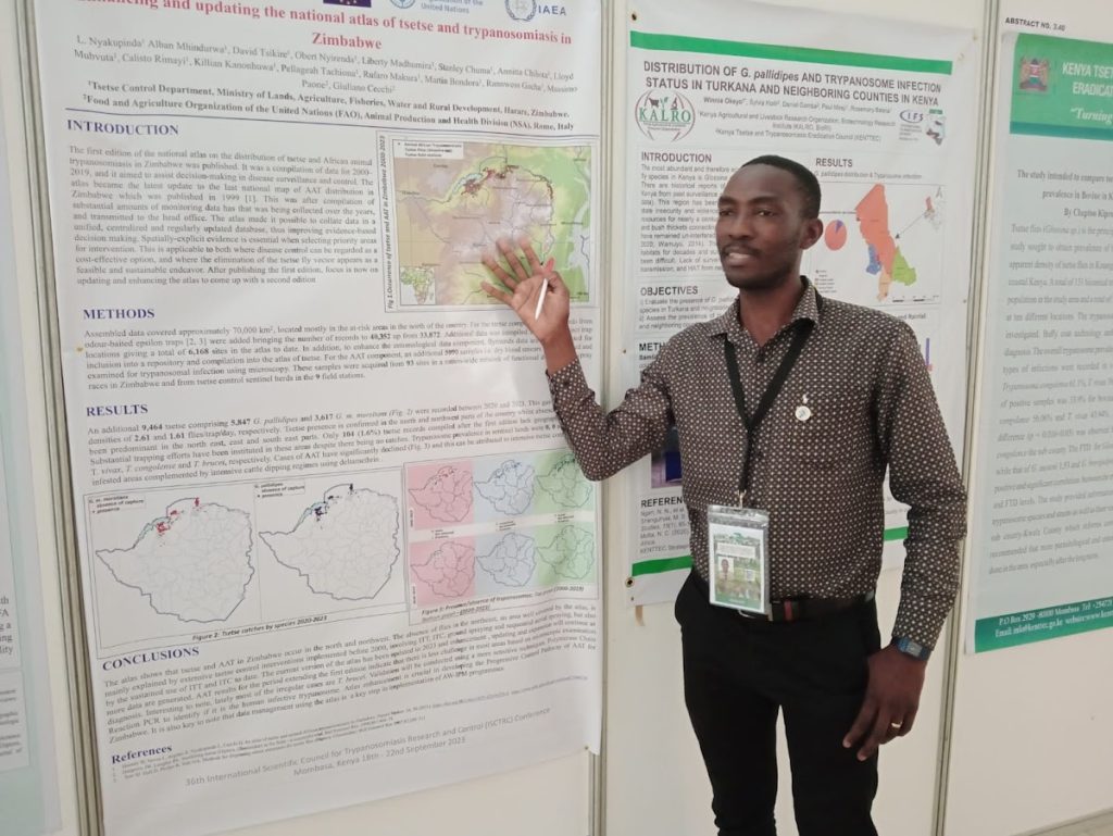 Zimbabwean scientist Nyakupinda honoured at global tsetse fly research conference in Kenya