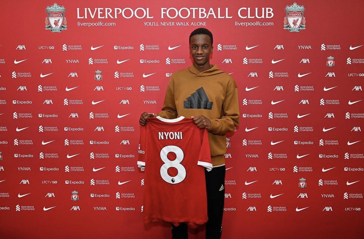 England-born Zim starlet Nyoni dazzles with stunning hat trick for Liverpool under-18 side