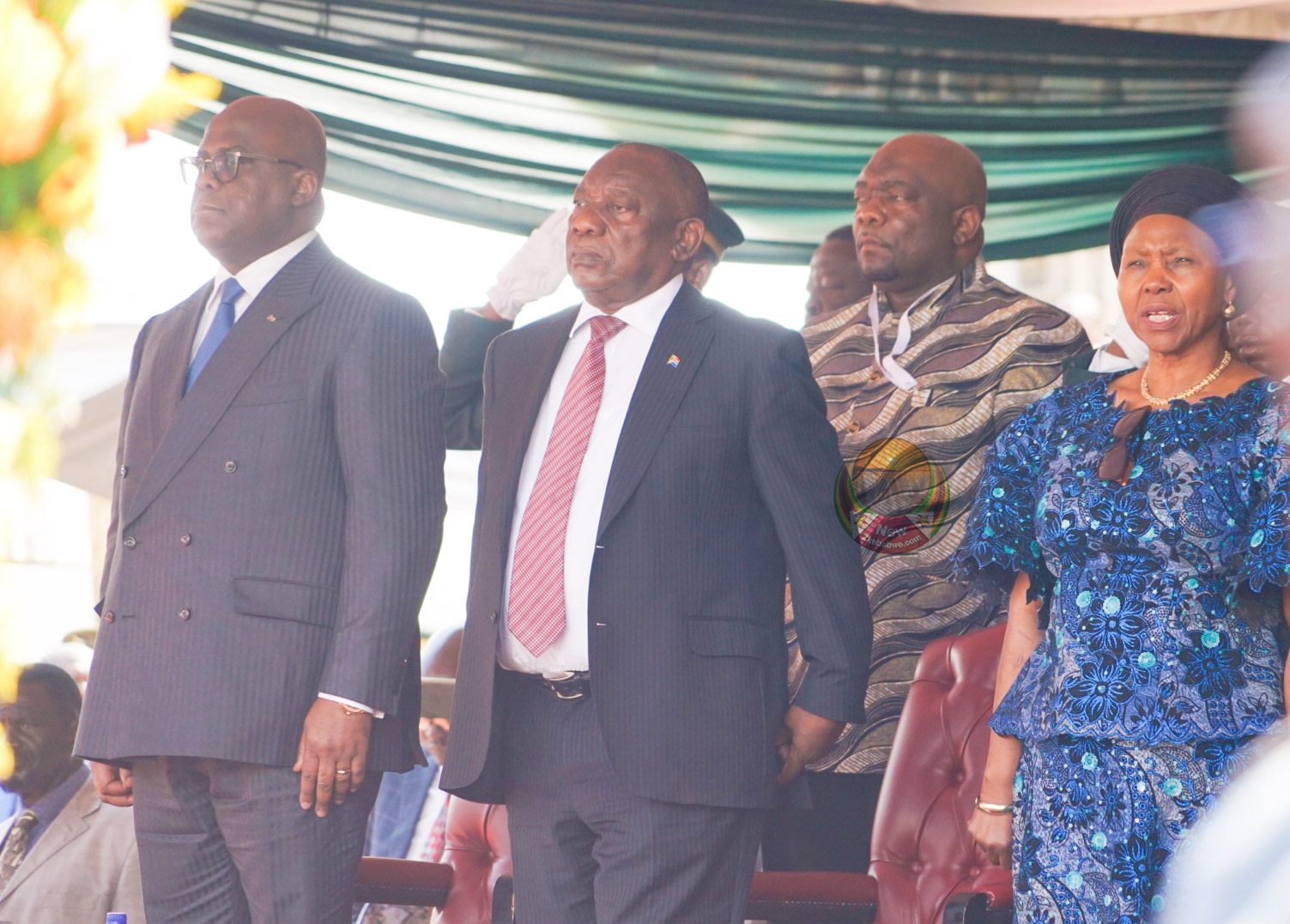 Ramaphosa slammed for attending Mnangagwa’s inauguration, supporting stolen goverment