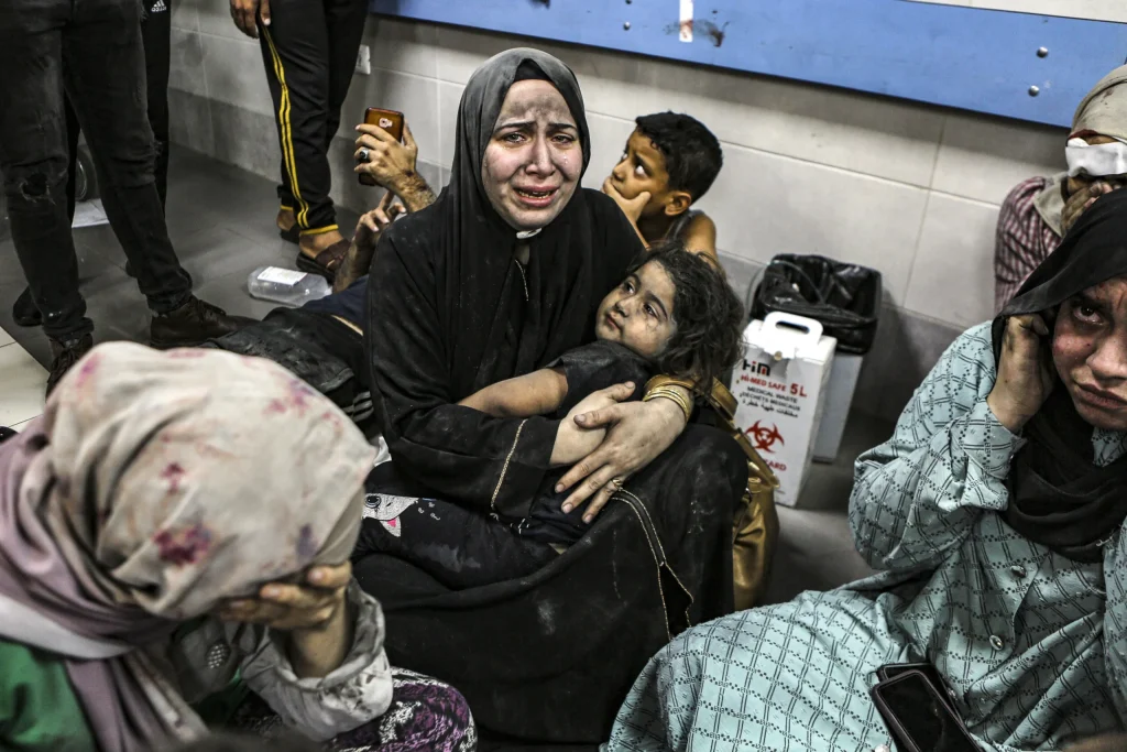 After blast kills hundreds at Gaza hospital, Hamas and Israel trade blame as rage spreads in region