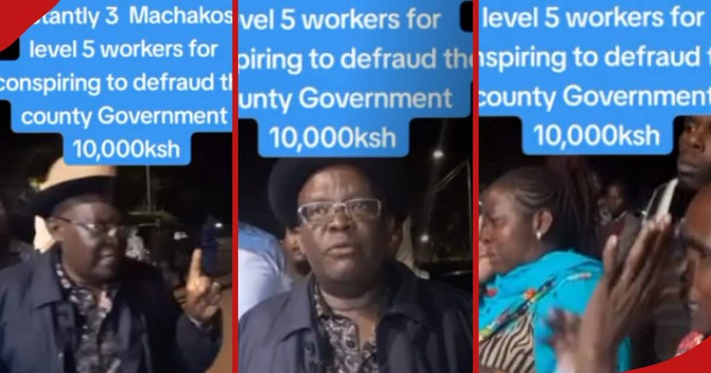 Des agents de santé de Machakos ont été trouvés en train d'éditer des factures médicales renvoyées la nuit : « 10 800 KSh, Wanaweka 100 KSh »