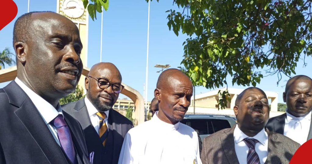 Danstan Omari, Pastor Ezekiel and Cliff Ombeta