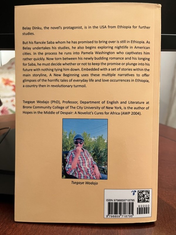 New beginning - novel by Ethiopian writer