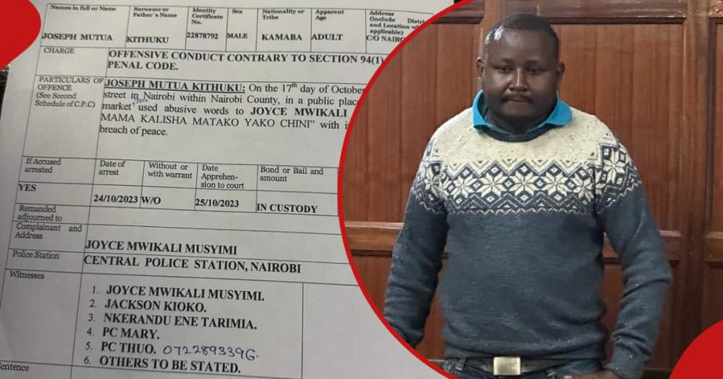 Un homme de Nairobi en difficulté pour avoir utilisé un mauvais choix de mots pour s'adresser à une cliente au marché Massaï