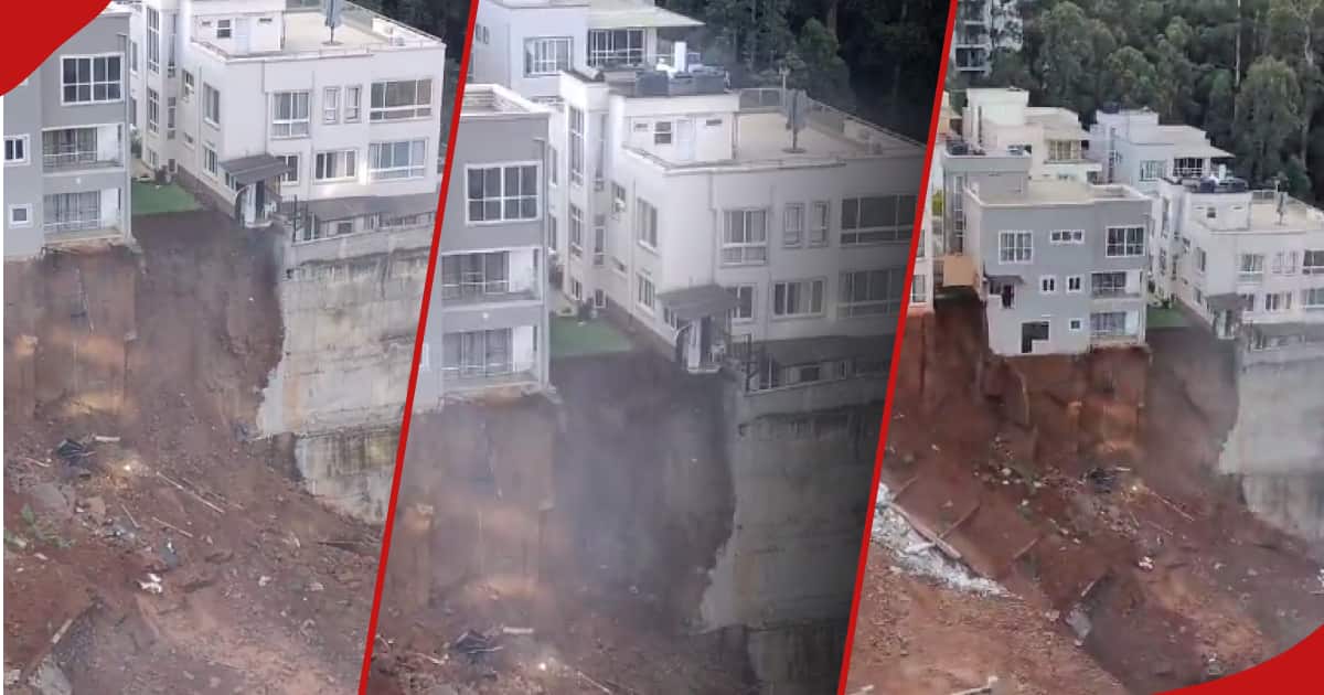 Nairobi : Inquiétudes alors que les terrains abritant des demeures près de la forêt de Karura commencent à couler