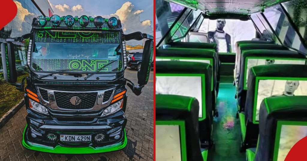 Neo : Embakasi Matatu avec plus de 10 téléviseurs et des rétroviseurs latéraux de 80 000 KSh sur les routes