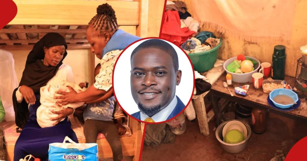 Sakaja sauve un bébé abandonné par sa mère qui était allée chercher de la nourriture 6 heures après l'accouchement