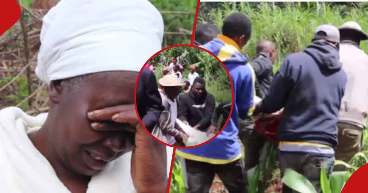 Une femme de Kiambu s'effondre après avoir découvert que sa mère disparue avait été tuée et que son corps avait été jeté près du cimetière