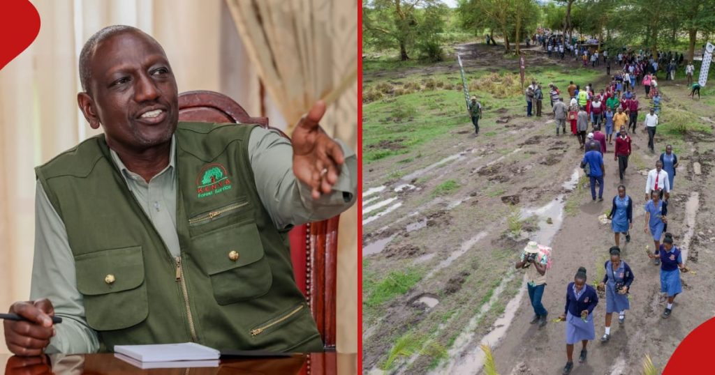 William Ruto donne des instructions fermes ordonnant aux visiteurs de planter des arbres avant de quitter Nairobi