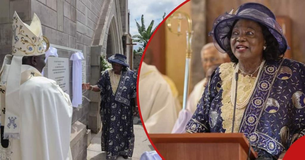 Kiambu : une église de plusieurs millions de personnes construite par Mama Ngina dans le village d'Ichaweri est officiellement ouverte aux prières