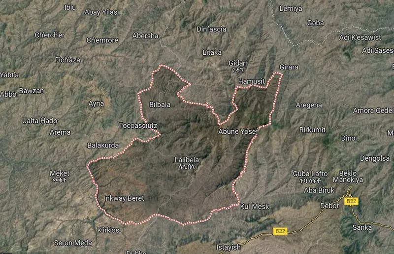 Lasta Ethiopia Drone strike