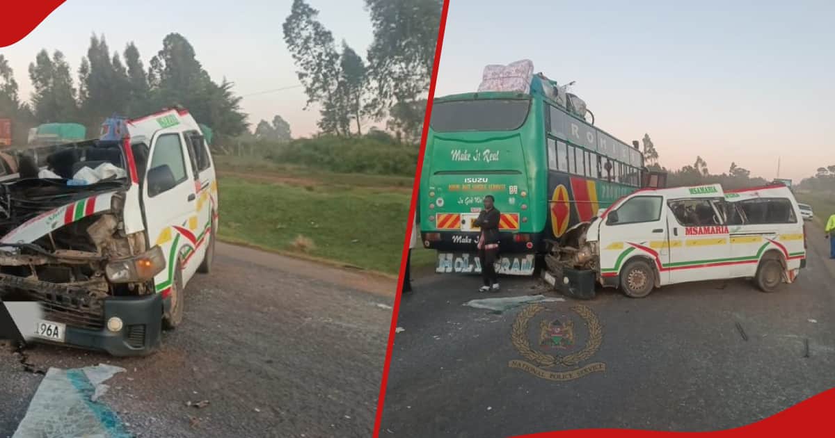 Nakuru : 4 morts et des dizaines de blessés après la collision de la navette Msamaria Mwema avec un bus