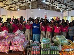 TAGG celebrates 20 years with staff support to Baatsona TWMA Primary , JHS