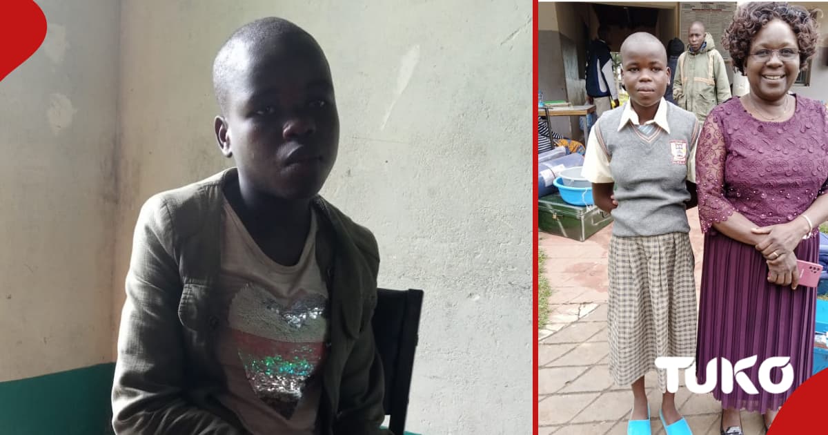 Bungoma : Un directeur attentionné admet une fille orpheline bloquée à cause des frais et demande à ses sympathisants de la soutenir