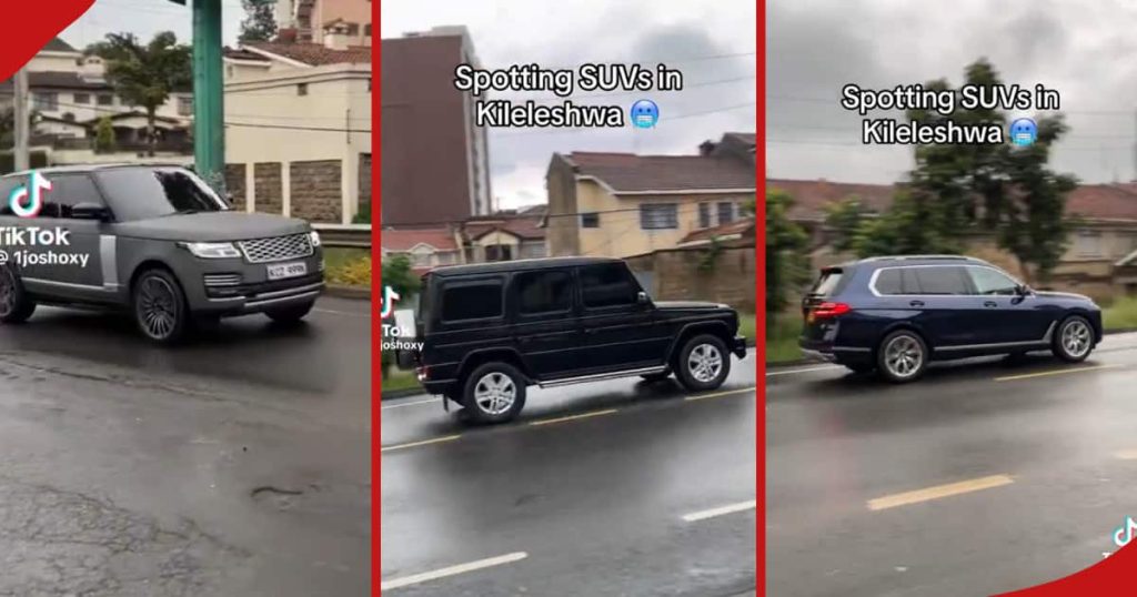 Les Kenyans restent bouche bée devant une vidéo de véhicules de luxe filmée à Kileleshwa : « Ni Mimi Sina Pesa »