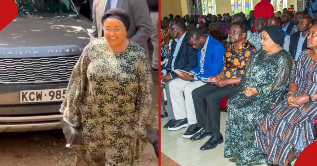 Margaret Kenyatta sort avec style pour le service commémoratif d'Oginga Odinga