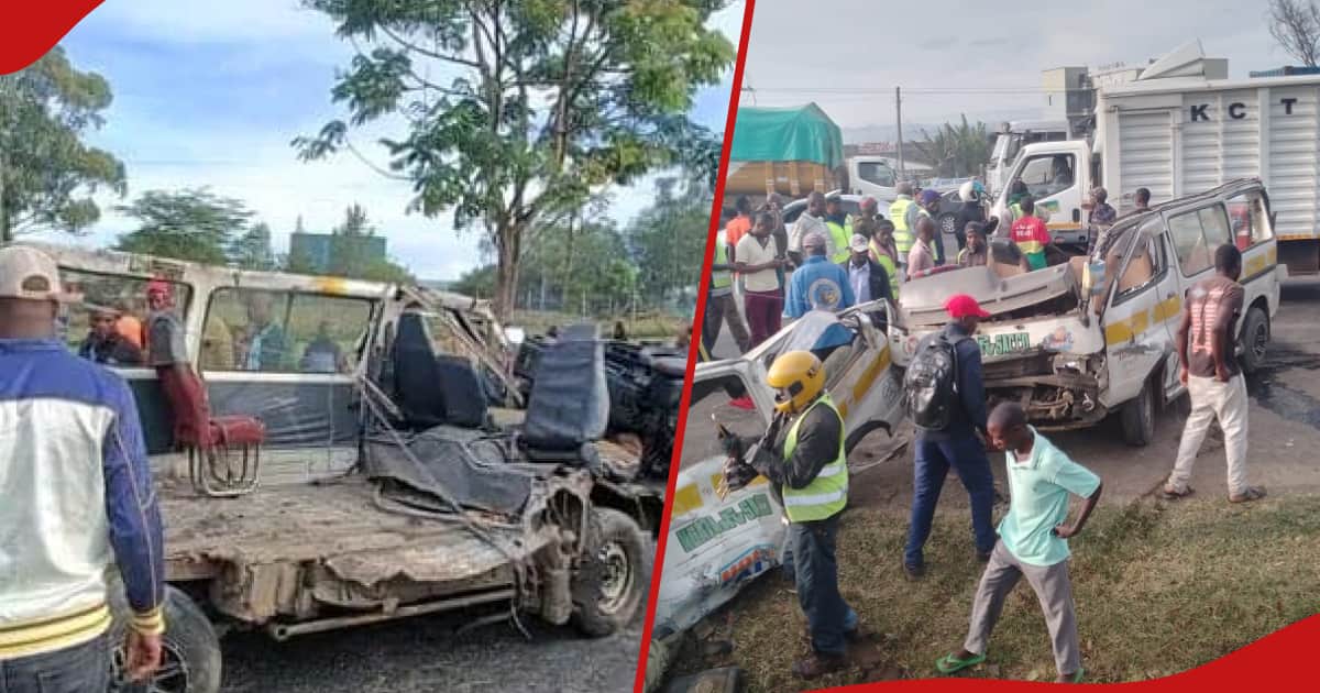 Nakuru : Plusieurs morts redoutés alors que Matatu entre en collision avec la remorque dans l'accident de Grisly Dawn
