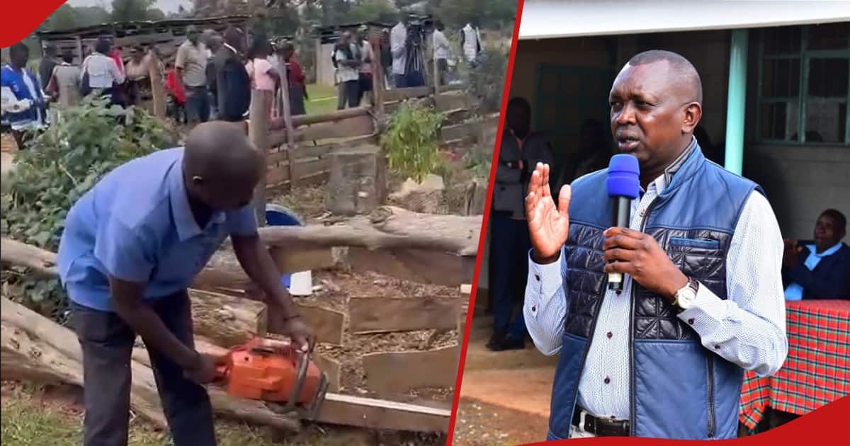 Oscar Sudi défie l'ordonnance du tribunal et mène des démolitions pour sécuriser un terrain pour l'ancien camarade de classe de Ruto