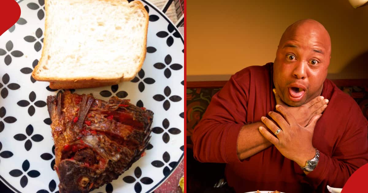 Réactions humoristiques alors qu'un Kenyan essaie de manger du poisson et du pain comme dans la Bible : « Achia Wayahudi »