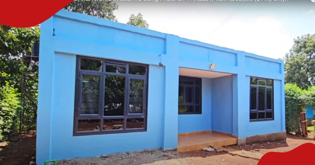 Une Kenyane construit une impressionnante maison de 1,8 m de KSh à 3 chambres en 23 jours à l'aide de panneaux préfabriqués