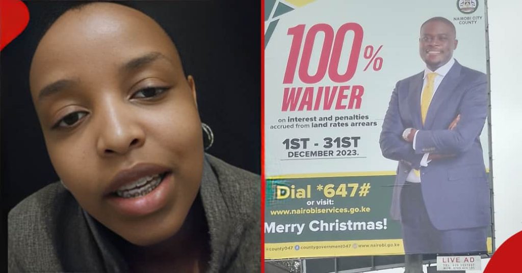 Une femme de Nairobi se plaint des panneaux publicitaires excessifs de Johnson Sakaja : « Il voulait être mannequin »