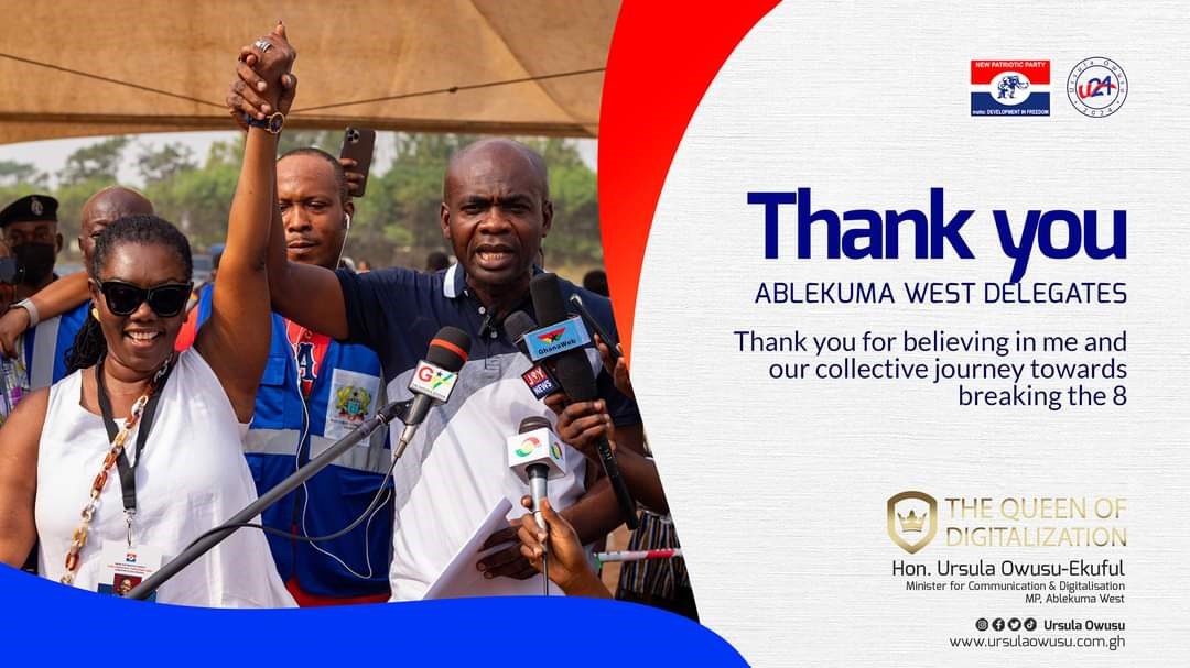 Ursula WHIPS Roni à nouveau dans le concours Ablekuma West