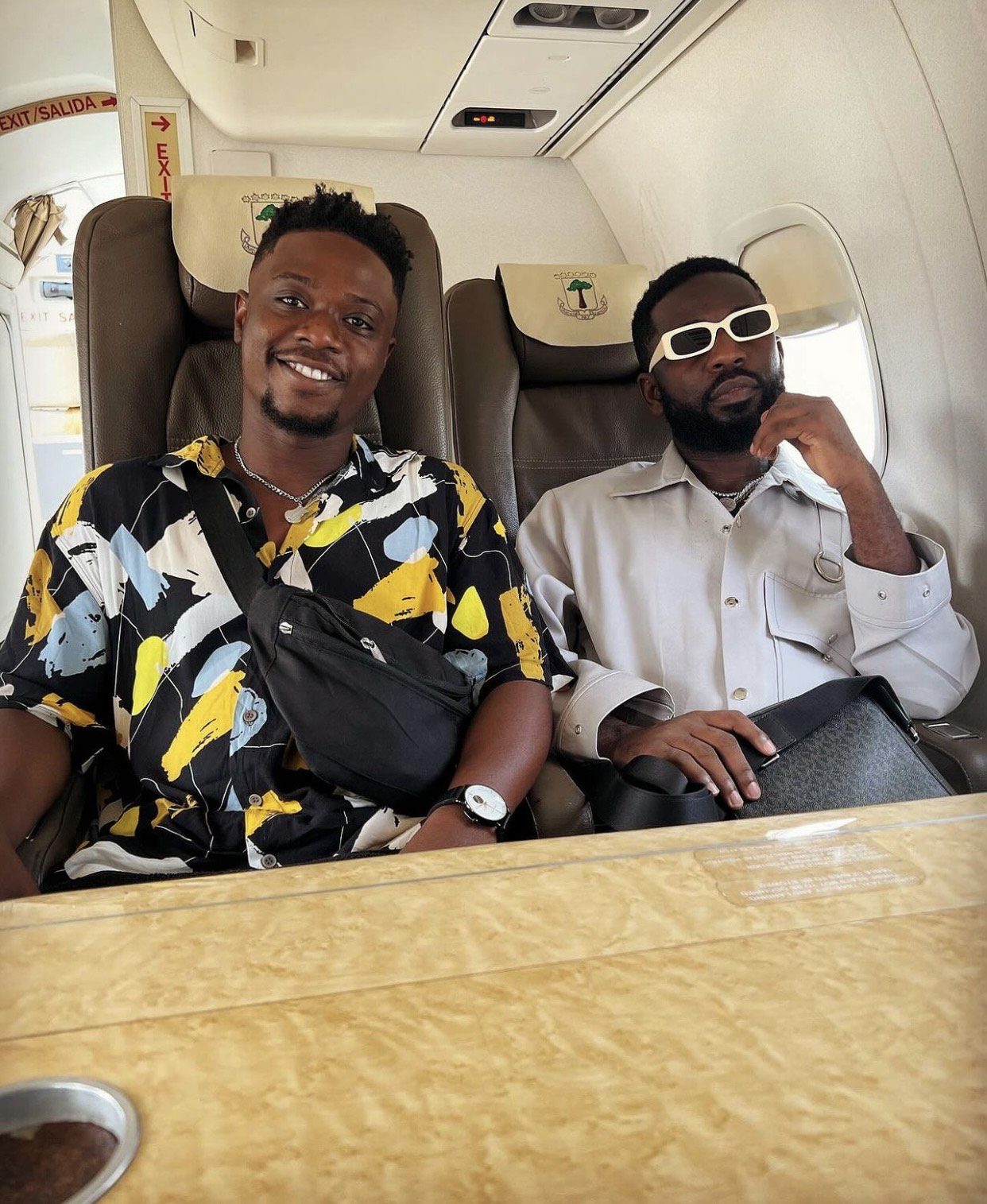 Bisa Kdei In Private Jet