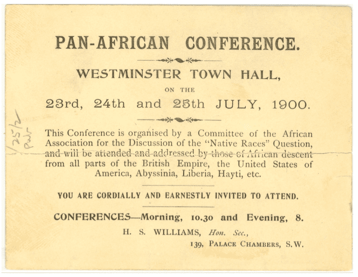 Pan African Conference In London