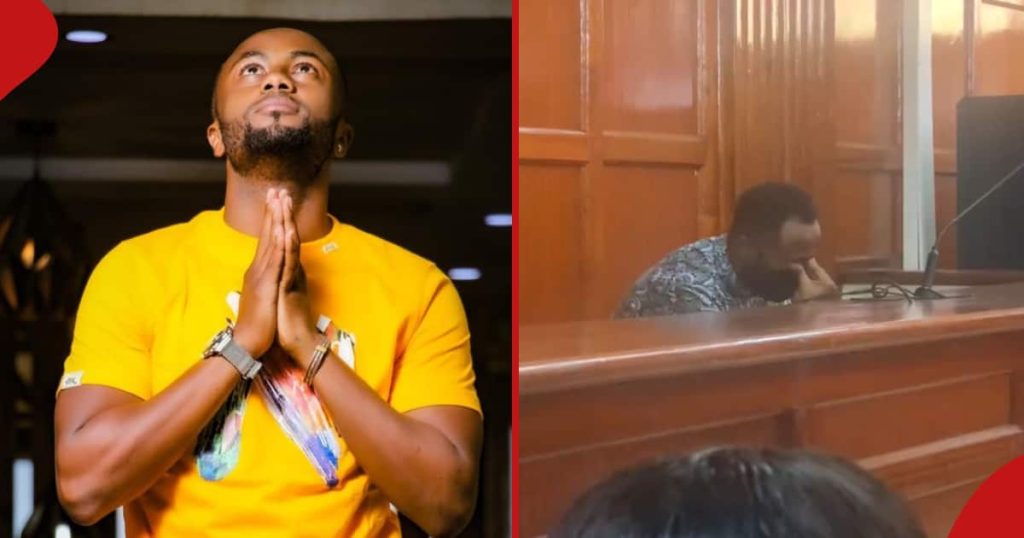 Jowie Irungu capturé en larmes après avoir été reconnu coupable dans l'affaire Monica Kimani