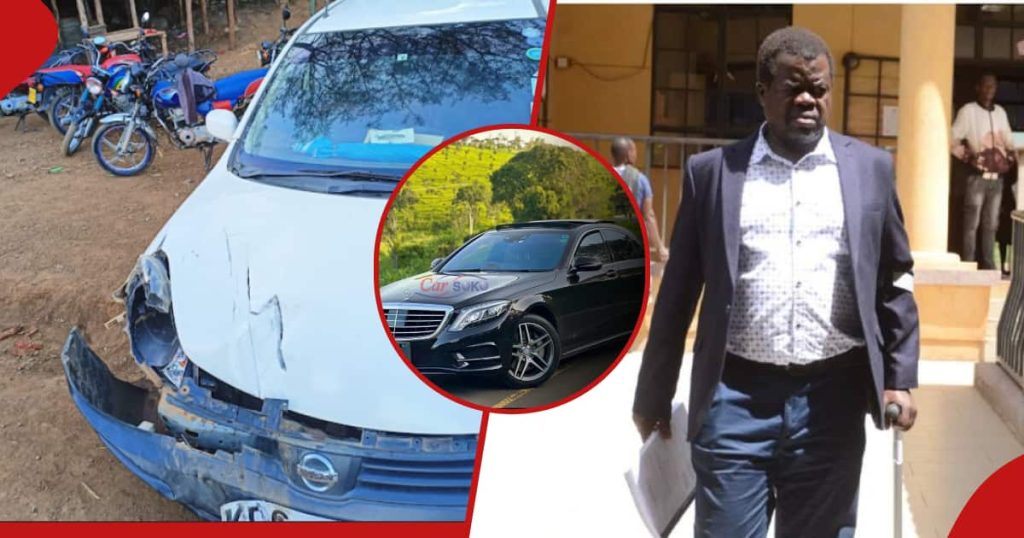 Ken Mijungu propose d'aider Okiya Omtatah à acquérir une voiture décente après l'accident de vendredi : « Tutakuchangia »