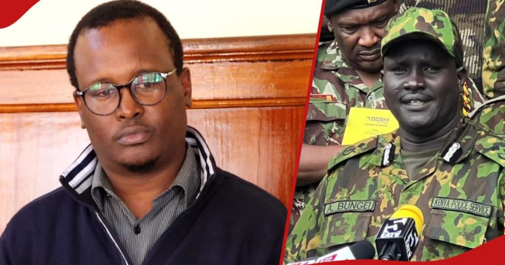 Kevin Kang'ethe : 4 policiers licenciés et 2 transférés suite à l'évasion d'un suspect de meurtre recherché