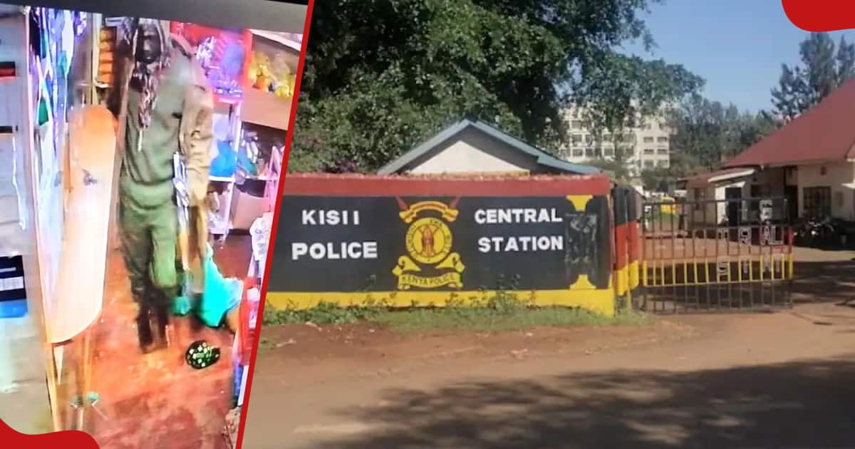 Kisii : un officier du GSU sauvé de la foule après avoir prétendument volé le smartphone d'un étudiant universitaire