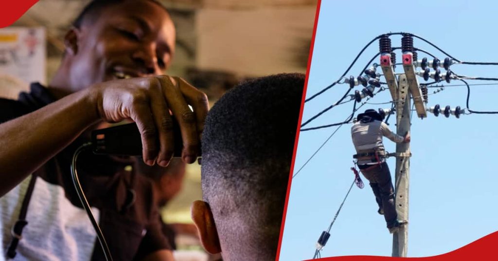 Kisumu : Un barbier frappé à mort par l'électricité après avoir grimpé sur un poteau pour réparer des câbles provoquant une panne de courant