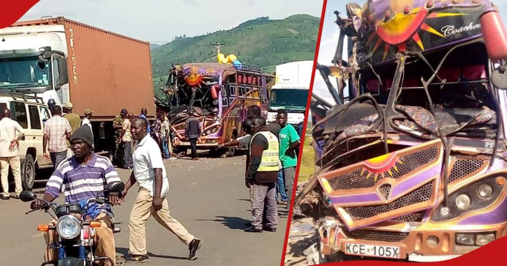 Kisumu : Un bus Climax avec des passagers à bord s'écrase à Muhoroni, opération de sauvetage en cours