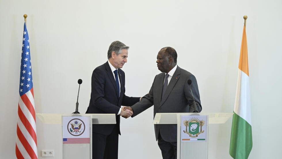 Blinken Meets With Pro Western President Of Ivory Coast
