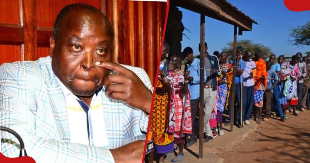 Le député de Nakuru Ouest, Arama, insulte les parents désespérés qui font la queue pour obtenir une bourse : « oisifs, Tokeni Hapa »