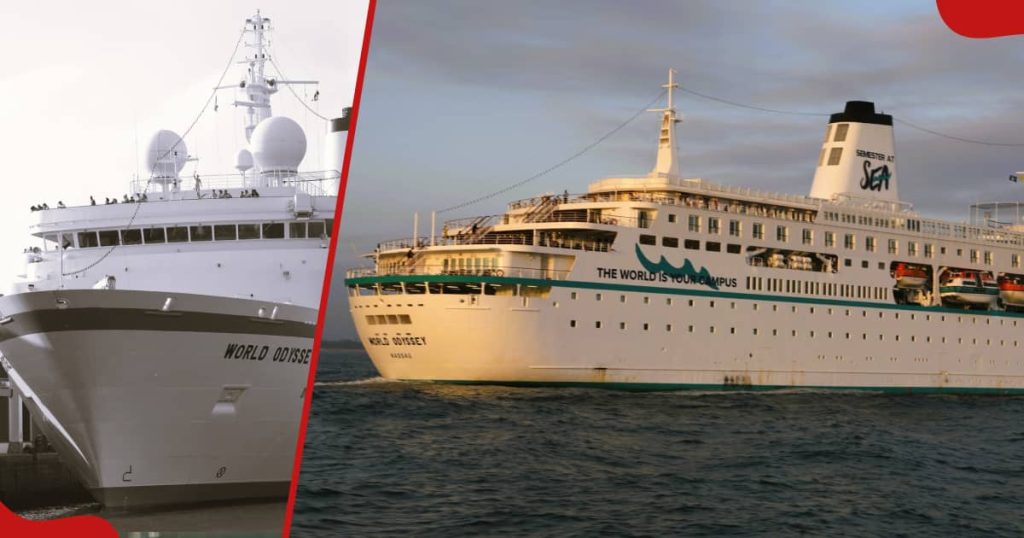 Le plus grand campus flottant du monde à Mombasa avec 585 étudiants : « Semestre en mer »