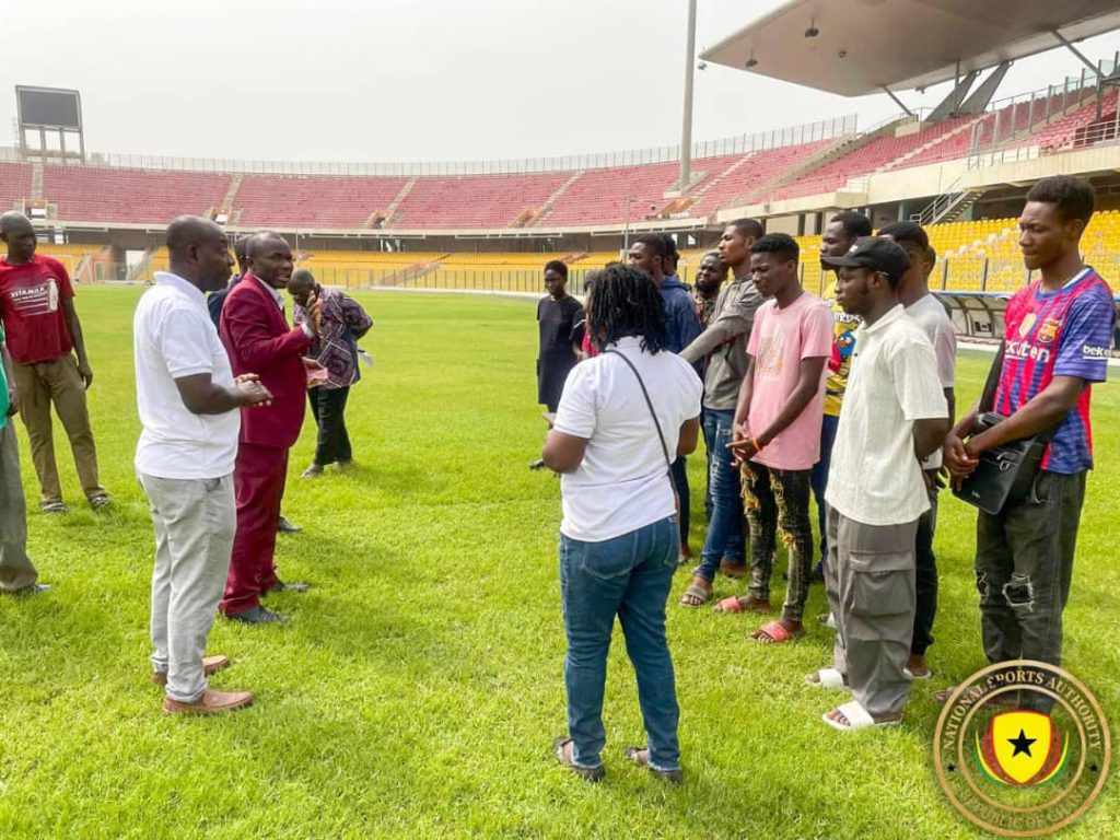 Le stade sportif d'Accra en préparation pour les 13èmes Jeux africains
