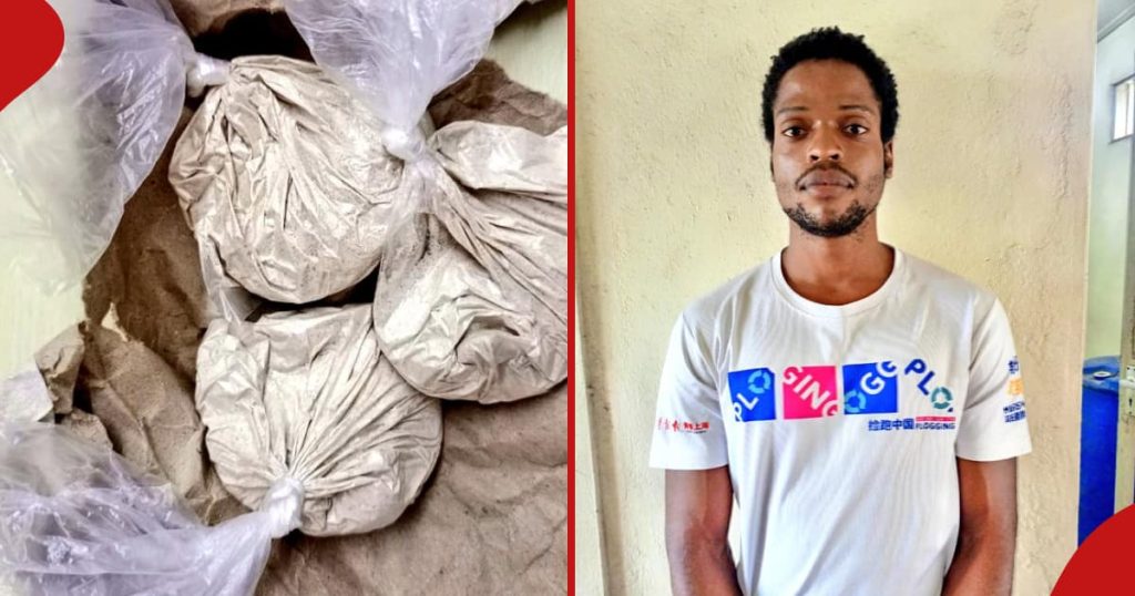Mombasa : des détectives arrêtent un étudiant universitaire avec des stupéfiants d'une valeur de 1,2 million de KSh