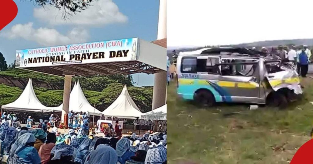 Murang'a : Des femmes catholiques visitant le sanctuaire de Subukia sont impliquées dans un accident, 5 morts